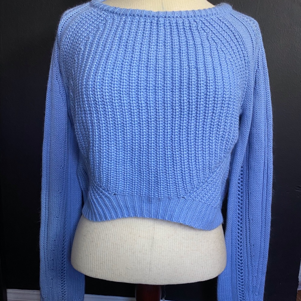 Blue Knit Sweater